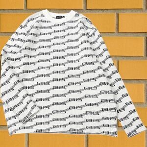 Classic Balenciaga White Long-Sleeve Men's